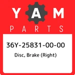 36Y-25831-00-00 Yamaha Disc, Brake (right) 36Y258310000, New Genuine Oem Part. Fixed Price $777.59.