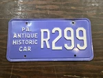 Pennsylvania Antique Historic Car License Plate Chevy Mopar Ford. Fixed Price $22.00.