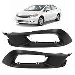 For Honda Civic Sedan Lx Ex-l 2012 Fog Light Lamp Cover Bezel + Bracket Black. Fixed Price $30.00.