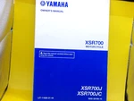 Nos Yamaha XSR700 2018 Genuine Owner's Manual Factory Oem LIT-11626-31-44. Fixed Price $149.99.