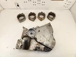 96-03 Honda CB750 Nighthawk Oem Engine Front Sprocket Cover & Exhaust Clamps. Fixed Price $24.00.