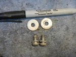 Oil Tank Reservoir Mount Screws Bolts 1975 1976 Kawasaki Trials. Fixed Price $9.99.