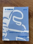 2015 Yamaha YZ250FX Owners Service Manual New LIT-11626-28-51. Fixed Price $38.95.