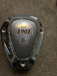 Indian Motorcycle Cover, Chrome, Left-hand, Genuine Oem Part 5634049-156. Fixed Price $65.00.