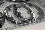 Harley 2001 -06 V-rod Front Rotors Polish Disc Vrsca FLHRSE3 44343-01 Exchange. Fixed Price $350.00.