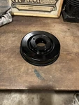 Harley Knucklehead Early Stamped Brake Drum 44113-36. Fixed Price $500.00.