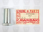 Kawasaki Nos New 41072-008 Front Axle Nut F12MX KX450 KX250. Fixed Price $19.99.