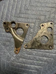 Triumph 650 750 Rear Motor Mounts 1971 1974 044426. Fixed Price $20.00.