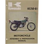 Genuine Factory 1976 Kawasaki KE250-B1 Motorcycle Assembly & Preparation Manual. Fixed Price $19.55.