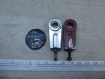 1979 Yamaha XS650 Y20975) Left And Right Rear Wheel Chain Adjusters Set. Fixed Price $20.70.