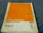 1970 Harley Davidson M125 Rapido Motorcycle Shop Service Repair Manual 99498-71. Fixed Price $147.94.