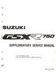 Oem Genuine Suzuki Dealer/owner's Service/repair Manual 1990 GSX-R750. Fixed Price $23.99.