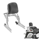 Detachable Backrest Sissy Bar Pad+rack For Harley Softail Springer Fxsts Flstsc. Fixed Price $129.99.