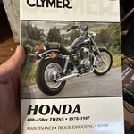 Clymer 1982 Honda CB450T Hawk Repair Manual M334. Fixed Price $32.99.