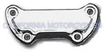 Standard Chrome Ribbed Handlebar Clamp For Harley-davidson. Fixed Price $35.15.