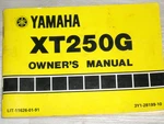 1980 Yamaha XT250G Enduro Owner's Manual 3Y1-28199-10/ Oem Nice!. Fixed Price $19.95.