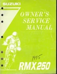 1995 Suzuki RMX250 Owner's Service Manual 99011-05D57-03A MN2562. Fixed Price $17.95.