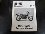 1999-00 Kawasaki ZR-7 ZR750 Service Shop Repair Manual 99924-1248-01 Oem. Fixed Price $18.00.