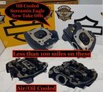Oem Cvo Harley 17-25 M8 Touring Softail Cylinder Heads, Air/oil Cooled Black. Fixed Price $399.95.