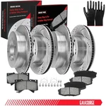 Front & Rear Disc Brake Rotors Pads For 2007-2021 Toyota Tundra Sequoia LX570. Fixed Price $202.99.