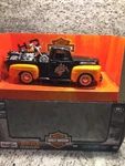 Maisto Harley-davidson 48 Ford F-1 Diecast Truck 58 Flh Duo Glide Motorcycle. Fixed Price $29.99.