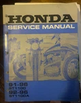 Honda 91-96 92 1100A Service Manual 61MY305. Fixed Price $48.95.