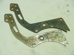 Triumph Pre Unit Rear Engine Transmission Mount Plate Pair Of Two Need Work. Fixed Price $14.00.