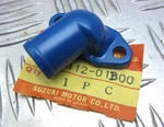 Suzuki RM125 1986-1988, New Original Connector Water Pump Case, 17412-01B00. Fixed Price $17.90.