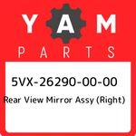 5VX-26290-00-00 Yamaha Rear View Mirror Assy (right) 5VX262900000, New Genuine. Fixed Price $115.21.
