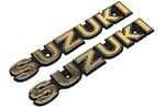 Fits Nos Suzuki Fuel Tank Emblem GS1000 GS750 GS550 GS400 850 (2 Piece Set). Fixed Price $32.99.