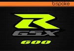Flourescent Suzuki Gsxr 600 750 1000 Fairing And Tail Logo Sticker Graphic Set. Fixed Price $20.30.