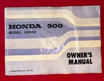 1972 Honda CB500 Owners Manual Japan No 3132301 EM14. Fixed Price $14.99.