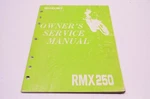 Oem Suzuki 99011-05D54-03A RMX250 Owner's Service Manual. Fixed Price $16.96.