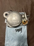 1988 - 2004 Kawasaki KX500 Right Side Outer Clutch Cover. Fixed Price $65.00.