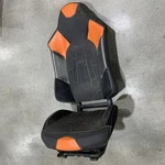 Seat Back Asm, Black/orange/silver - 2016 Polaris General. Fixed Price $350.00.