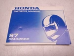 Motorcycle Owners Manual 1997 Honda Rebel 00X31-KEN-6100. Fixed Price $49.99.