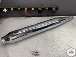 1975 Yamaha XS650 Right Muffler Exhaust Silencer Pipe 2996.ZP. Fixed Price $50.00.