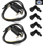 2X Ignition Coil +spark Plug Caps Kawasaki Ltd KZ550 ZN700A KZ750,CSR KZ650. Fixed Price $49.99.