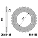 Ducati Scrambler 250 - Rear Sprocket Pbr Pitch 428 45 Iron. Fixed Price $13.60.