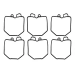 6X Carburetor Float Bowl Gaskets For CM400A Hondamatic 1979-1981. Fixed Price $15.06.