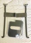 Harley Battery Tie Down Rods Pads W/ Zinc Wing Nuts Panhead Fl 58-64 Duo-glide. Fixed Price $54.95.