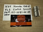 Nos Yamaha 1966-67 YL1 Oem Clutch Spacer Part # 132-16181-00-00 New. Fixed Price $13.95.