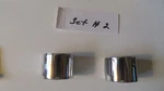 Suzuki GT750 Radiator Hose COVERS(2) Re-chromed SET#2 Read Description. Fixed Price $120.00.
