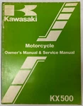 Kawasaki 99920-1210-01 KX500-A1 Owner's/service Manual. Fixed Price $17.60.