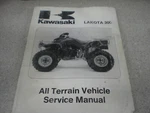 Oem Kawasaki Service Manual 1995 KEF300 99924-1187-01. Fixed Price $21.99.