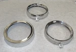 Ducati Aprilia Benelli Cev 130MM Headlight Rims With Bad Chrome 250/350 Bevel. Fixed Price $19.95.