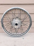 1977 Kawasaki KM100 Front Wheel #14003-063. Fixed Price $90.00.
