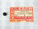 Kawasaki Nos New 43047-001 Rubber Bushing Z1 H1 H2 S2 S3 Kh. Fixed Price $24.99.