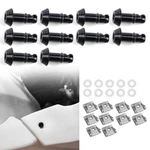 17MM And Quarter Turn Steel Fairing Bolts Studs Fit For Yamaha R1 R6 Gsxr Black. Fixed Price $37.95.