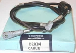 1969-1970 Triumph Bsa B25 250CC B44 Adjustable Front Brake Cable 60-2034 = D2034. Fixed Price $23.39.